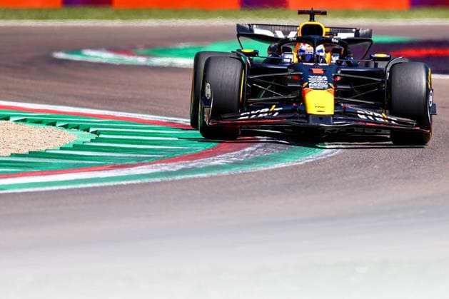 Max Verstappen of the Netherlands and Oracle Red Bull Racing in action, Qualifying, F1 Emilia Romagna Grand Prix 2024, Autodromo Enzo e Dino Ferrari on May 18, 2024 in Imola, Italy Photo by Diogo Cardoso DeFodi Images Max Verstappen of the Netherlands and Oracle Red Bull Racing in action, Qualifying, F1 Emilia Romagna Grand Prix 2024, Autodromo Enzo e Dino Ferrari on May 18, 2024 in Imola, Italy Photo by Diogo Cardoso DeFodi Images Defodi 645 f1imo20240518 0885 Defodi-645