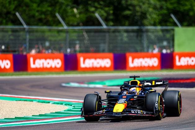 Max Verstappen of the Netherlands and Oracle Red Bull Racing in action, Qualifying, F1 Emilia Romagna Grand Prix 2024, Autodromo Enzo e Dino Ferrari on May 18, 2024 in Imola, Italy Photo by Diogo Cardoso DeFodi Images Max Verstappen of the Netherlands and Oracle Red Bull Racing in action, Qualifying, F1 Emilia Romagna Grand Prix 2024, Autodromo Enzo e Dino Ferrari on May 18, 2024 in Imola, Italy Photo by Diogo Cardoso DeFodi Images Defodi 645 f1imo20240518 0922 Defodi-645