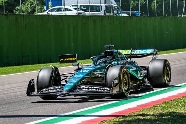 Lance Stroll AMR GP Limited Aston Martin Aramco Formula One Team during FORMULA 1 MSC CRUISES GRAN PREMIO DELL EMILIA-ROMAGNA 2024 - Free Practice 3 and Qualifying, Formula 1 Championship in Imola, Italy, May 18 2024  Copyright: xAlessioxMarini IPAxSportx xipa-ax xx IPA_46218891 IPA_Agency_IPA46218891