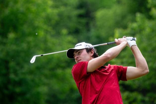 GOLF - Goesser Open 2024 MARIA LANKOWITZ,AUSTRIA,18.MAY.24 - GOLF - Alps Tour, Goesser Open, GC Erzherzog Johann. Image shows Maximilian Steinlechner (AUT).  GEPAxpictures xMaticxKlansek