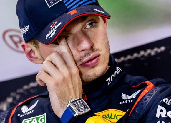 IMOLA - Max Verstappen (Red Bull Racing) after qualifying for the Italian Grand Prix on the circuit in the run-up to the Emilia-Romagna Grand Prix. ANP REMKO DE WAAL xVIxANPxSportx xxANPxIVx 498833626 originalFilename: 498833626.jpg