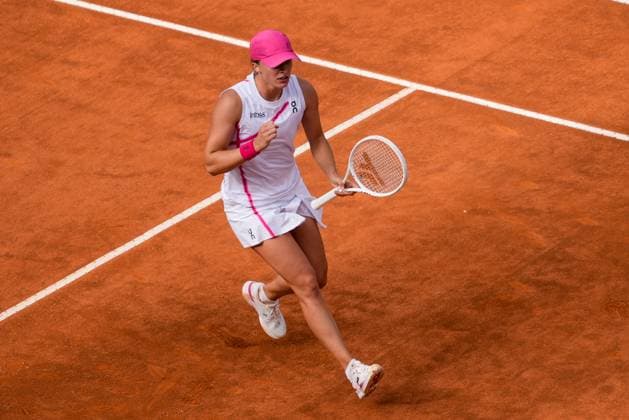 Internazionali BNL D Italia 2024 - Day Thirteen Iga Swiatek celebrates during the Women™s Singles final match between Iga Swiatek and Aryna Sabalenka on Day Thirteen of Internazionali BNL D Italia 2024 at Foro Italico on May 16, 2024 in Rome, Italy. Rome Foro Italico Lazio Italy Copyright: xGiuseppexMaffiax IBI_DAY_13_SWIATEK-SABALENKA_180524_DSC9170