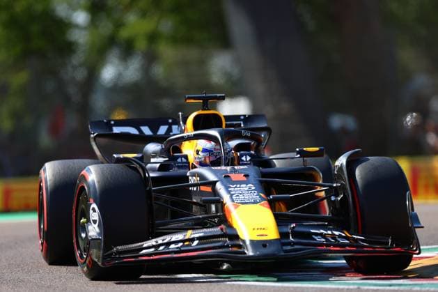 Max Verstappen of the Netherlands and Oracle Red Bull Racing in action, Qualifying, F1 Emilia Romagna Grand Prix 2024, Autodromo Enzo e Dino Ferrari on May 18, 2024 in Imola, Italy Photo by Diogo Cardoso DeFodi Images Max Verstappen of the Netherlands and Oracle Red Bull Racing in action, Qualifying, F1 Emilia Romagna Grand Prix 2024, Autodromo Enzo e Dino Ferrari on May 18, 2024 in Imola, Italy Photo by Diogo Cardoso DeFodi Images Defodi 645 f1imo20240518 2226 Defodi-645