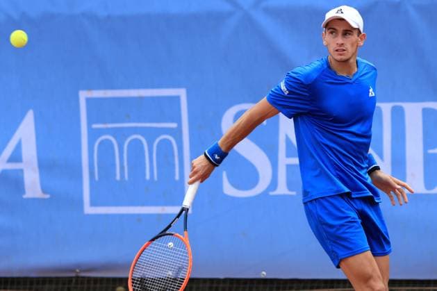 Turin, Italy: Matteo Arnaldi (Italy) during the match againts Luciano Darderi (Italy) during 2024 Piemonte Open Intesa San Paolo, International Tennis match in Turin, Italy, May 18 2024 International Tennis match - 2024 Piemonte Open Intesa San Paolo  - ZUMAp169 20240518_zsa_p169_1136 Copyright: xClaudioxBenedetto IPAxSportx