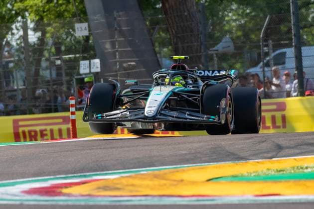 F1 GP Imola Italy Saturday, 18 05 2024 Lewis Hamilton 44, Mercedes AMG Petronas F1 Team F1 GP Imola Italy Saturday, 18 05 2024 Copyright: xBEAUTIFULxSPORTS Erlhofx