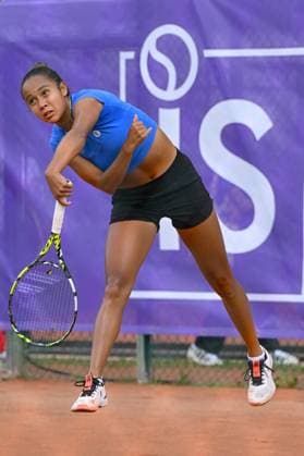 Tennis - Internationaux de Strasbourg 2024 - WTA, Tennis Damen - Leylah Fernandez - Canada TENNIS - Internationaux de Strasbourg 2024 - 18 05 2024 ChrysleneCaillaud Panoramic 