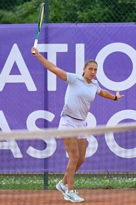 Tennis - Internationaux de Strasbourg 2024 - WTA, Tennis Damen - Diane Parry - France TENNIS - Internationaux de Strasbourg 2024 - 18 05 2024 ChrysleneCaillaud Panoramic 