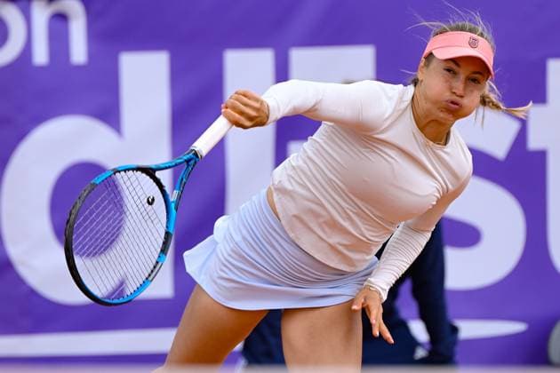 Tennis - Rome - WTA, Tennis Damen - Internationaux de Strasbourg 2024 - Yulia Putintseva - Kazaksthan TENNIS - Internationaux de Strasbourg 2024 - 19 05 2024 ChrysleneCaillaud Panoramic 