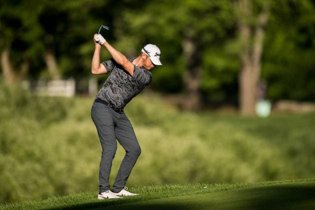 240519 Sebastian Söderberg of Sweden during the final round of the 2024 PGA Championship Golf Tournament on May 19, 2024 in Louisville Photo Petter Arvidson BILDBYRAN kod PA PA0811 golf pga championship bbeng  Copyright: PETTERxARVIDSON BB240519PA008