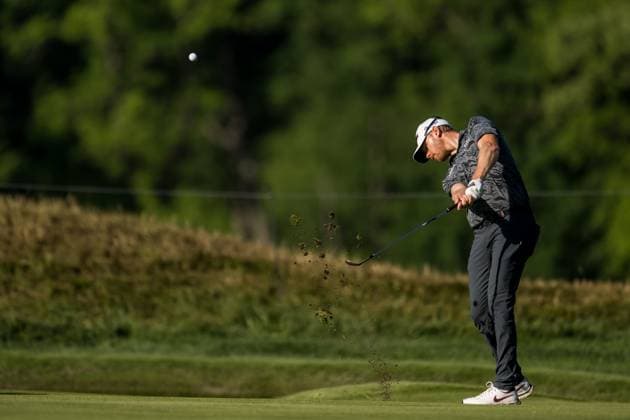 240519 Sebastian Söderberg of Sweden during the final round of the 2024 PGA Championship Golf Tournament on May 19, 2024 in Louisville Photo Petter Arvidson BILDBYRAN kod PA PA0811 golf pga championship bbeng  Copyright: PETTERxARVIDSON BB240519PA014