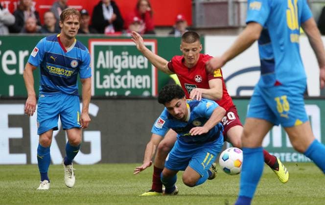 19 05 2024, Football, 2 Bundesliga, FC Kaiserslautern Eintracht Braunschweig, Matchday 34, Season 2023 24, Fritz Walter Stadion, Kaiserslautern, Germany, zmdz, DFB DFL regulations prohibit any use of photographs as image sequences and or quasi video FC Kaiserslautern Eintracht Braunschweig
