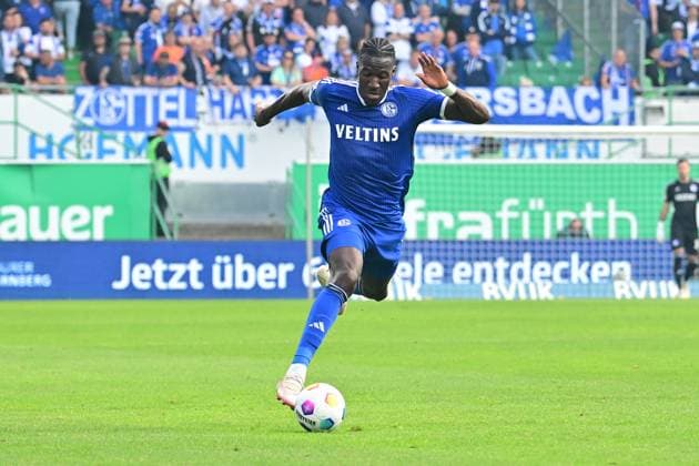19 05 2024 Soccer Season 2023 2024 2 Soccer Bundesliga 34 Matchday SpVgg Greuther Fürth Kleeblatt FC Schalke 04 Sportfoto Zink AlSch xalxschx DFL regulations prohibit any use of photographs as image sequences and or quasi video only for editorial use Bryan Lasme 11, FC Schalke 04 S04