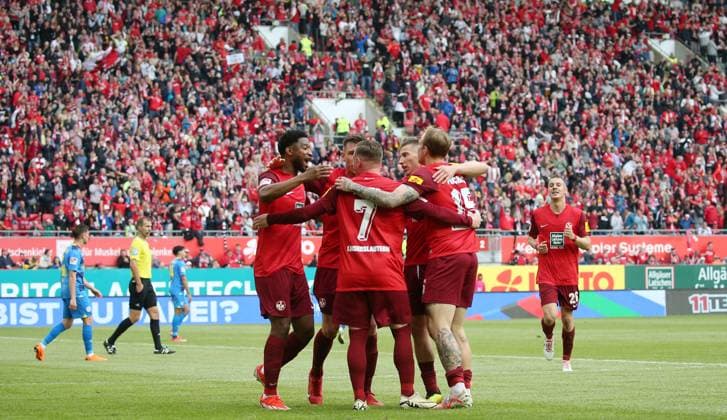 19 05 2024, Football, 2 Bundesliga, FC Kaiserslautern Eintracht Braunschweig, Matchday 34, Season 2023 24, Fritz Walter Stadion, Kaiserslautern, Germany, zmdz, DFB DFL regulations prohibit any use of photographs as image sequences and or quasi video FC Kaiserslautern Eintracht Braunschweig
