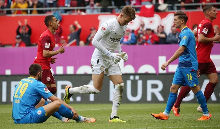 19 05 2024, Football, 2 Bundesliga, FC Kaiserslautern Eintracht Braunschweig, Matchday 34, Season 2023 24, Fritz Walter Stadion, Kaiserslautern, Germany, zmdz, DFB DFL regulations prohibit any use of photographs as image sequences and or quasi video FC Kaiserslautern Eintracht Braunschweig
