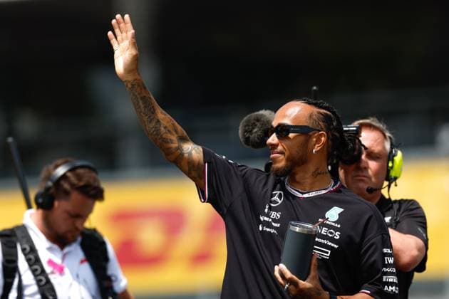 44 Lewis Hamilton GBR, Mercedes AMG Petronas F1 Team , F1 Grand Prix of Emilia Romagna at Autodromo Internazionale Enzo e Dino Ferrari on May 19, 2024 in Imola, Italy Photo by HOCH ZWEI Imola Italy