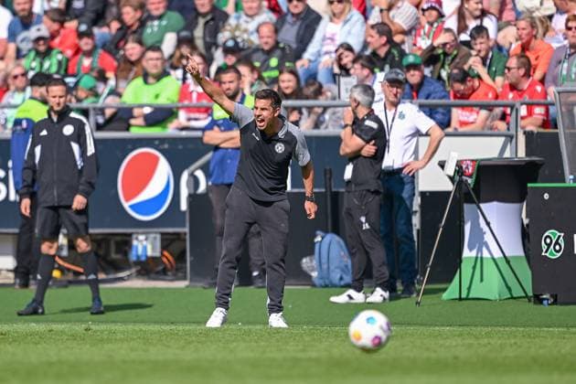 19 05 2024, Football, 2 Bundesliga, 34 Matchday Season 2023 2024, Hannover 96 Holstein Kiel, Coach Marcel Rapp Holstein Kiel xRHR PHOTO TKx Copyright: RHR-FOTOx RHR-FOTO TK