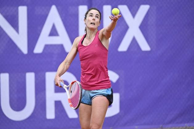 Tennis - Rome - WTA, Tennis Damen - Internationaux de Strasbourg 2024 - Alize Cornet entrainement - France TENNIS - Internationaux de Strasbourg 2024 - 19 05 2024 ChrysleneCaillaud Panoramic 
