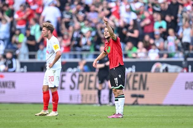 19 05 2024, Football, 2 Bundesliga, 34 Matchday Season 2023 2024, Hannover 96 Holstein Kiel, Louis Schaub Hannover96 xRHR PHOTO TKx Copyright: RHR-FOTOx RHR-FOTO TK