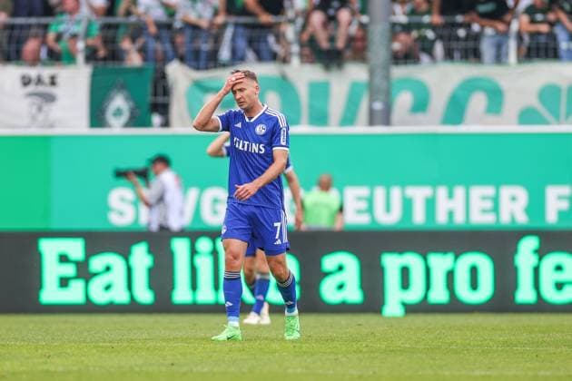 19 05 2024, Football, Season 2023 2024, 2 Bundesliga, Matchday 34, Greuther Fürth FC Schalke 04, Paul Seguin FC Schalke 04 Fürth Stadion am Ronhof Bayern Germany xRHR PHOTO TRx Copyright: TimxRehbein RHR-FOTOx RHR-FOTO TR