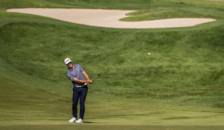 240519 Jesper Svensson of Sweden during the final round of the 2024 PGA Championship Golf Tournament on May 19, 2024 in Louisville Photo Petter Arvidson BILDBYRAN kod PA PA0811 golf pga championship bbeng  Copyright: PETTERxARVIDSON BB240519PA053