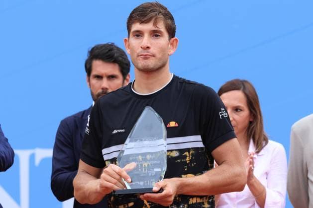 Turin, Italy: Fancesco Passaro (Italy) winner of the 2nd Open Piemonte Intesa San Paolo during 2024 Piemonte Open Intesa San Paolo, International Tennis match in Turin, Italy, May 19 2024 International Tennis match - 2024 Piemonte Open Intesa San Paolo  - ZUMAp169 20240519_zsa_p169_801 Copyright: xClaudioxBenedetto IPAxSportx