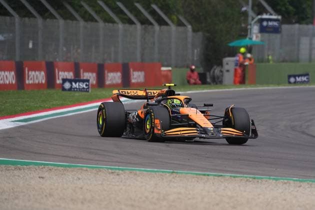 Formula 1 Grand Prix Emilia Romagna 2024 19 05 2024, Autodromo Enzo e Dino Ferrari, Imola, Formula 1 Grand Prix Emilia Romagna 2024 ,in the picture Lando Norris GBR , McLaren F1 Team nordphotoxGmbHx xBratic nph00250