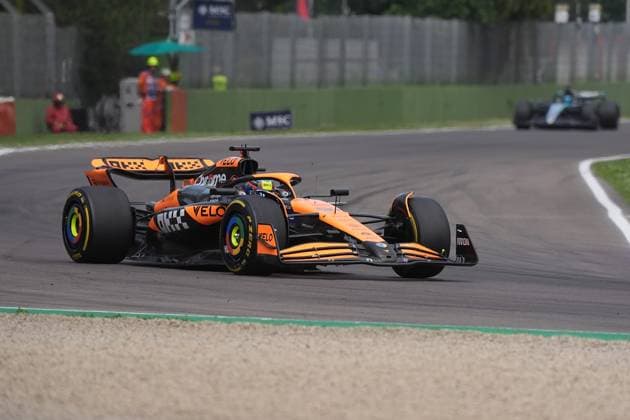 Formula 1 Grand Prix Emilia Romagna 2024 19 05 2024, Autodromo Enzo e Dino Ferrari, Imola, Formula 1 Grand Prix Emilia Romagna 2024 ,in the picture Lando Norris GBR , McLaren F1 Team nordphotoxGmbHx xBratic nph00250