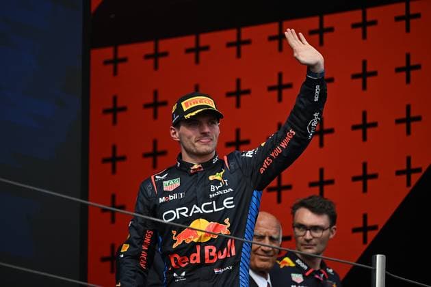 Formula 1 Grand Prix Emilia Romagna 2024 19 05 2024, Autodromo Enzo e Dino Ferrari, Imola, Formula 1 Grand Prix Emilia Romagna 2024 ,in the picture podium winner Max Verstappen NLD , Oracle Red Bull Racing nordphotoxGmbHx xBratic nph00250