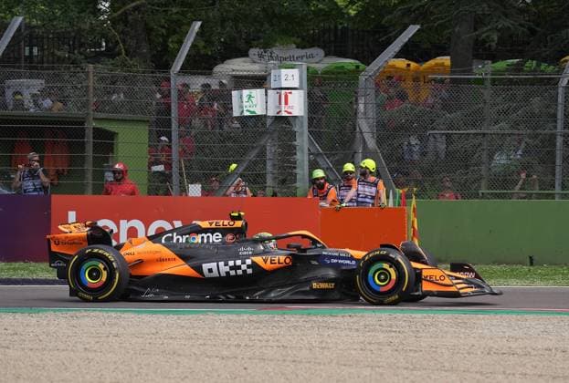Formula 1 Grand Prix Emilia Romagna 2024 19 05 2024, Autodromo Enzo e Dino Ferrari, Imola, Formula 1 Grand Prix Emilia Romagna 2024 ,in the picture Lando Norris GBR , McLaren F1 Team nordphotoxGmbHx xBratic nph00250