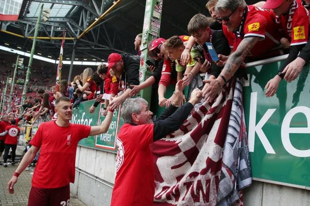 19 05 2024, Football, 2 Bundesliga, FC Kaiserslautern Eintracht Braunschweig, Matchday 34, Season 2023 24, Fritz Walter Stadion, Kaiserslautern, Germany, zmdz, DFB DFL regulations prohibit any use of photographs as image sequences and or quasi video FC Kaiserslautern Eintracht Braunschweig