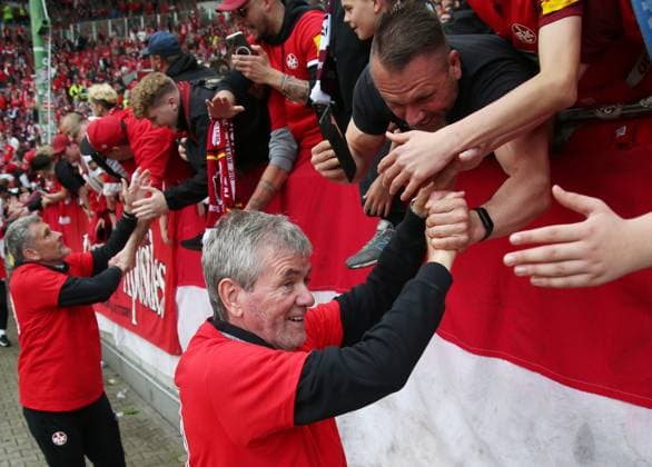 19 05 2024, Football, 2 Bundesliga, FC Kaiserslautern Eintracht Braunschweig, Matchday 34, Season 2023 24, Fritz Walter Stadion, Kaiserslautern, Germany, zmdz, DFB DFL regulations prohibit any use of photographs as image sequences and or quasi video FC Kaiserslautern Eintracht Braunschweig