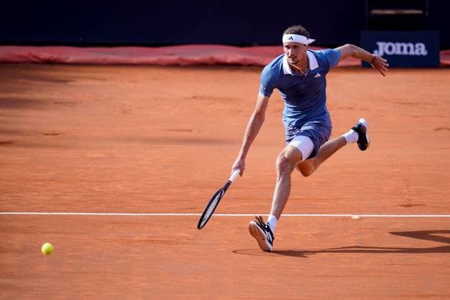 Internazionali BNL D Italia 2024 - Day Fourteen Alexander Zverev of Germany in action during the Men™s Singles final match between Alexander Zverev and Nicolas Jarry on Day Fourteen of Internazionali BNL D Italia 2024 at Foro Italico on May 19, 2024 in Rome, Italy. Rome Foro Italico Lazio Italy Copyright: xGiuseppexMaffiax IBI-FINALE_ZVEREV-JARRY_190524_LIA7936