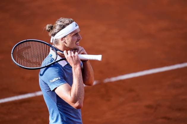Internazionali BNL D Italia 2024 - Day Fourteen Alexander Zverev of Germany reacts during the Men™s Singles final match between Alexander Zverev and Nicolas Jarry on Day Fourteen of Internazionali BNL D Italia 2024 at Foro Italico on May 19, 2024 in Rome, Italy. Rome Foro Italico Lazio Italy Copyright: xGiuseppexMaffiax IBI-FINALE_ZVEREV-JARRY_190524_LIA8212