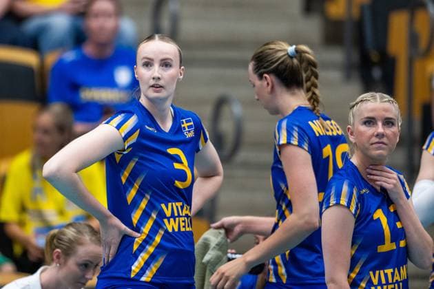 240519 Linda Andersson of Sweden during the European Golden League between Sweden and Belgium on May 19, 2024 in Lund Photo Avdo Bilkanovic BILDBYRAN COP 115 AB0272 volleyball volleyball european golden league sverige belgium sweden dam bbeng  Copyright: AVDOxBILKANOVIC BB240519AB083
