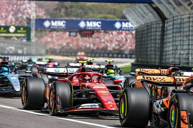 Formula 1 Championship - FORMULA 1 MSC CRUISES GRAN PREMIO DELL EMILIA-ROMAGNA 2024 - Race Carlos Sainz Ferrari Spa Scuderia Ferrari F1 race during FORMULA 1 MSC CRUISES GRAN PREMIO DELL EMILIA-ROMAGNA 2024 - Race, Formula 1 Championship in Imola, Italy, May 19 2024 Imola Italy  Copyright: xIPAxSport ABACAx