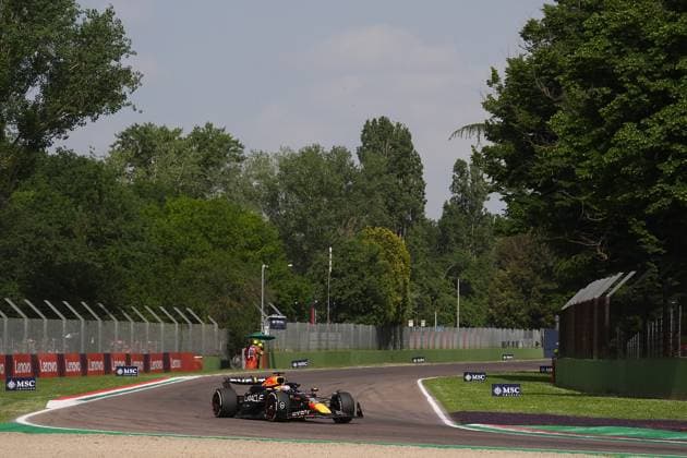 Formula 1 Grand Prix Emilia Romagna 2024 19 05 2024, Autodromo Enzo e Dino Ferrari, Imola, Formula 1 Grand Prix Emilia Romagna 2024 ,in the picture Max Verstappen NLD , Oracle Red Bull Racing nordphotoxGmbHx xBratic nph00250