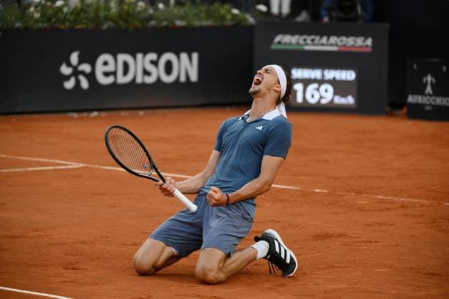 Tennis, ATP Tournament in Rome, Winner Alexander Zverev