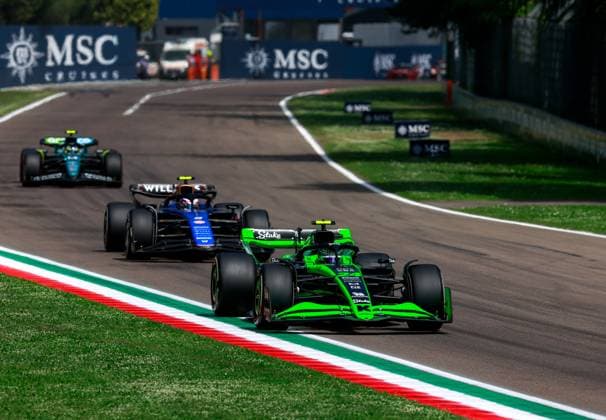 24 Guanyu Zhou CHN, Stake F1 Team Kick Sauber , F1 Grand Prix of Emilia Romagna at Autodromo Internazionale Enzo e Dino Ferrari on May 19, 2024 in Imola, Italy Photo by HOCH ZWEI Imola Italy