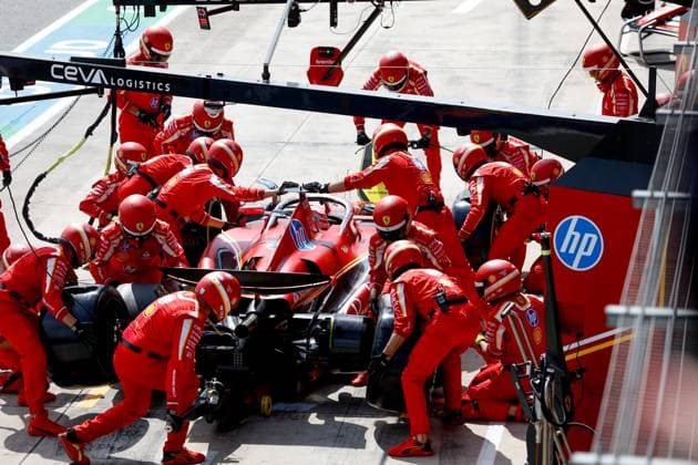 16 Charles Leclerc MCO, Scuderia Ferrari HP , F1 Grand Prix of Emilia Romagna at Autodromo Internazionale Enzo e Dino Ferrari on May 19, 2024 in Imola, Italy Photo by HOCH ZWEI Imola Italy