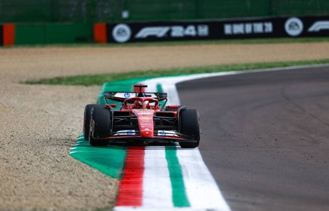16 Charles Leclerc MCO, Scuderia Ferrari HP , F1 Grand Prix of Emilia Romagna at Autodromo Internazionale Enzo e Dino Ferrari on May 19, 2024 in Imola, Italy Photo by HOCH ZWEI Imola Italy