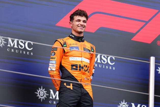 4 Lando Norris McLaren Formula 1 Team, 04 , Race, Podium, ITA, Formula 1 World Championship, Grand Prix Emilia Romagna Imola, Autodromo Enzo e Dino Ferrari, Media Day, 19 05 2024 ITA, Formula 1 World Championship, Grand Prix Emilia Romagna Imola, Autodromo Enzo e Dino Ferrari, Media Day, 19 05 2024 Imola Copyright: xEibner-Pressefoto AnnikaxGrafx EP_AGF