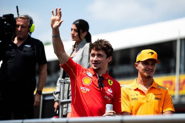 LECLERC Charles (mco), Scuderia Ferrari SF-24, portrait during the Formula 1 MSC Cruises Gran Premio del Made in Italy e Dell™Emilia-Romagne 2024, 7th round of the 2024 Formula One World Championship, WM, Weltmeisterschaft from May 17 to 19, 2024 on the Autodromo Enzo e Dino Ferrari, in Imola, Italy - F1 - EMILIA-ROMAGNA GRAND PRIX 2024 DPPI Panoramic  240519_R07_EMR_DP__F_14413