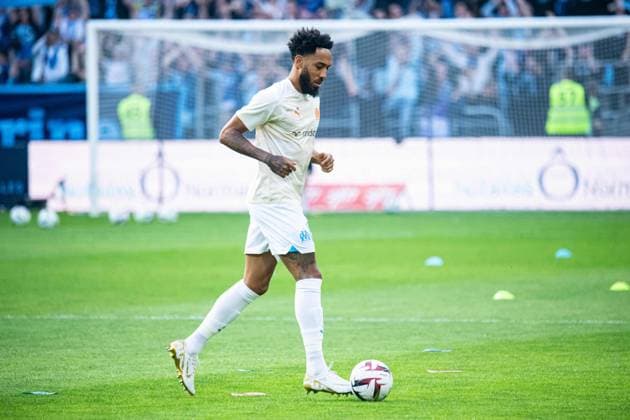 Pierre Emerick Aubameyang (OM) FOOTBALL : AC Le Havre vs Olympique de Marseille - Ligue 1 - JournÃ e 34 - 19 05 2024 BaptisteAutissier Panoramic 