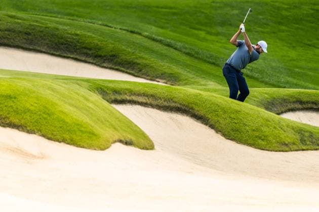 240519 Scottie Scheffler of the United States during the final round of the 2024 PGA Championship Golf Tournament on May 19, 2024 in Louisville Photo Petter Arvidson BILDBYRAN kod PA PA0811 golf pga championship bbeng  Copyright: PETTERxARVIDSON BB240519PA091