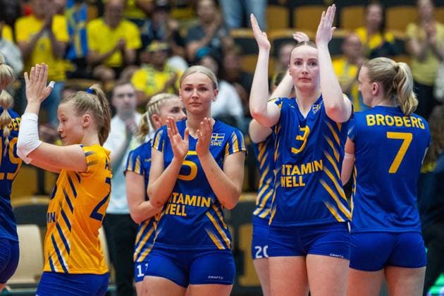 240519 Cecilia Malm, Linda Andersson of Sweden after the European Golden League between Sweden and Belgium on May 19, 2024 in Lund Photo Avdo Bilkanovic BILDBYRAN COP 115 AB0272 volleyball volleyball european golden league sverige belgium sweden dam bbeng  Copyright: AVDOxBILKANOVIC BB240519AB123