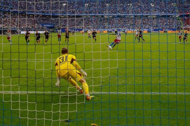 4 1 from the penalty spot 31 Jan Reichert Nuernberg Goalscorer Glatzel Robert HSV Germany , Hamburg , Volksparkstadion , Football , Bundesliga , 2 Soccer Bundesliga , Hamburger SV 1 FC Nürnberg