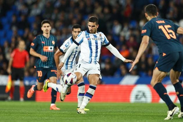 Andre Silva (Sociedad), MAY 16, 2024 - Football Soccer : Spanish LaLiga EA Sports match between Real Sociedad 1-0 Valencia CF at the Reale Arena in San Sebastian, Spain. Noxthirdxpartyxsales  (253465172)