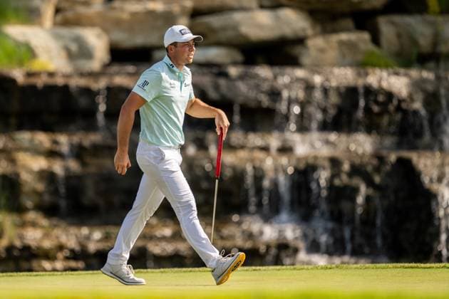 240519 Viktor Hovland of Norway during the final round of the 2024 PGA Championship Golf Tournament on May 19, 2024 in Louisville Photo Petter Arvidson BILDBYRAN kod PA PA0811 golf pga championship bbeng  Copyright: PETTERxARVIDSON BB240519PA161