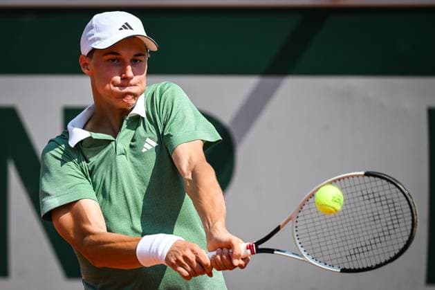 May 20, 2024, Paris, France, France: Gabriel DEBRU of France during first qualifying day of Roland-Garros 2024, French Open 2024, Grand Slam tennis tournament at Roland-Garros Stadium on May 20, 2024 in Paris, France. Paris France - ZUMAm308 20240520_zsp_m308_009 Copyright: xMatthieuxMirvillex