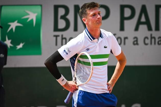 May 20, 2024, Paris, France, France: Manuel GUINARD of France looks dejected during first qualifying day of Roland-Garros 2024, French Open 2024, Grand Slam tennis tournament at Roland-Garros Stadium on May 20, 2024 in Paris, France. Paris France - ZUMAm308 20240520_zsp_m308_013 Copyright: xMatthieuxMirvillex